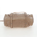 Miu Miu Hand Bag Leather 2way Beige Silver Auth yk20870M-5
