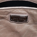 Miu Miu Hand Bag Leather 2way Beige Silver Auth yk20870M-22