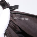 FENDI Zucchino Canvas Accessory Pouch Beige Silver 8BR133 Auth yk20873V-11