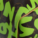 LOUIS VUITTON Graffiti Keepall 50 Boston Bag Vert M93700 LV Auth yk20877SM-14