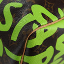 LOUIS VUITTON Graffiti Keepall 50 Boston Bag Vert M93700 LV Auth yk20877SM-16
