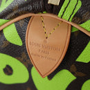 LOUIS VUITTON Graffiti Keepall 50 Boston Bag Vert M93700 LV Auth yk20877SM-17
