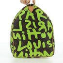 LOUIS VUITTON Graffiti Keepall 50 Boston Bag Vert M93700 LV Auth yk20877SM-3