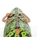 LOUIS VUITTON Graffiti Keepall 50 Boston Bag Vert M93700 LV Auth yk20877SM-6