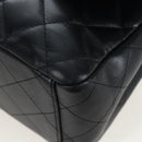 CHANEL Matelasse 34 Double Flap Chain Shoulder Bag Lamb Skin Auth yk20879SAM-12
