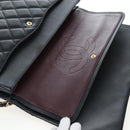 CHANEL Matelasse 34 Double Flap Chain Shoulder Bag Lamb Skin Auth yk20879SAM-21