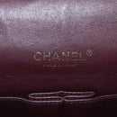 CHANEL Matelasse 34 Double Flap Chain Shoulder Bag Lamb Skin Auth yk20879SAM-23