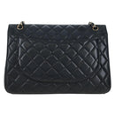 CHANEL Matelasse 34 Double Flap Chain Shoulder Bag Lamb Skin Auth yk20879SAM-3