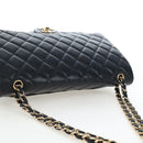 CHANEL Matelasse 34 Double Flap Chain Shoulder Bag Lamb Skin Auth yk20879SAM-6