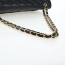 CHANEL Matelasse 34 Double Flap Chain Shoulder Bag Lamb Skin Auth yk20879SAM-7