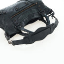 BALENCIAGA The First Hand Bag Leather 2way Black 103208 Auth yk20881M-10