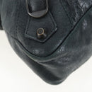 BALENCIAGA The First Hand Bag Leather 2way Black 103208 Auth yk20881M-16