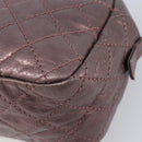 CHANEL 2.55 Matelasse Chain Shoulder Bag Leather Pink Silver CC Auth yk20882V-10