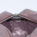 CHANEL 2.55 Matelasse Chain Shoulder Bag Leather Pink Silver CC Auth yk20882V-18
