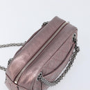 CHANEL 2.55 Matelasse Chain Shoulder Bag Leather Pink Silver CC Auth yk20882V-6