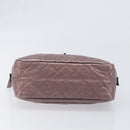 CHANEL 2.55 Matelasse Chain Shoulder Bag Leather Pink Silver CC Auth yk20882V-9