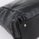 Max Mara Shoulder Bag Leather Black Gold Tone Auth yk20883A-16