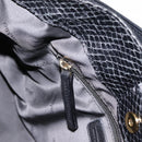 Max Mara Shoulder Bag Leather Black Gold Tone Auth yk20883A-19