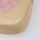 GUCCI GG Canvas Jackie Hand Bag Pink Gold 001 3306 Auth yk20886V-12
