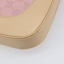 GUCCI GG Canvas Jackie Hand Bag Pink Gold 001 3306 Auth yk20886V-15