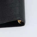 LOUIS VUITTON Epi Agenda MM Day Planner Cover Black R20042 LV Auth yk20889-10