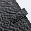 LOUIS VUITTON Epi Agenda MM Day Planner Cover Black R20042 LV Auth yk20889-12
