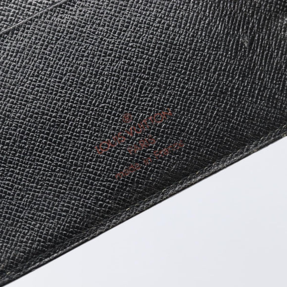 LOUIS VUITTON Epi Agenda MM Day Planner Cover Black R20042 LV Auth yk20889