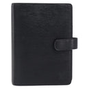 LOUIS VUITTON Epi Agenda MM Day Planner Cover Black R20042 LV Auth yk20889-2