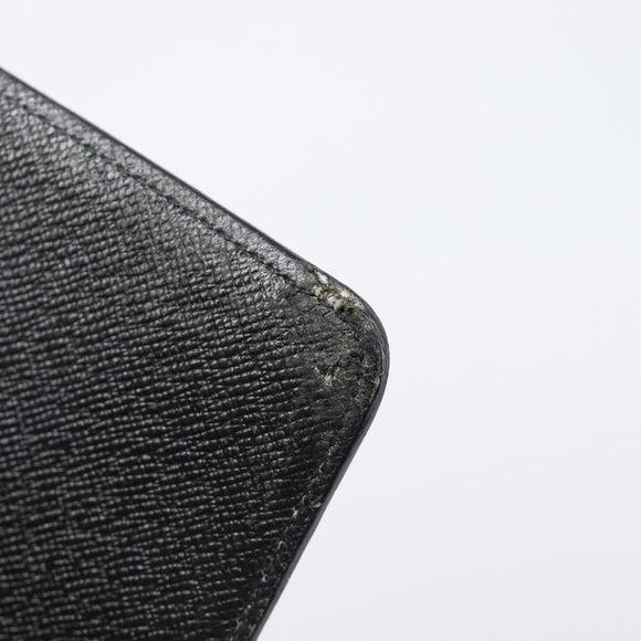LOUIS VUITTON Epi Agenda MM Day Planner Cover Black R20042 LV Auth yk20889