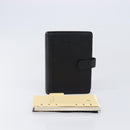 LOUIS VUITTON Epi Agenda MM Day Planner Cover Black R20042 LV Auth yk20889-25