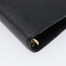 LOUIS VUITTON Epi Agenda MM Day Planner Cover Black R20042 LV Auth yk20889-9