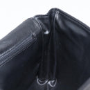 CELINE Chain Shoulder Bag Leather Black Gold Auth yk20890V-20