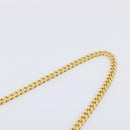 CELINE Chain Shoulder Bag Leather Black Gold Auth yk20890V-8