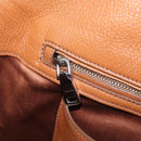 Miu Miu Hand Bag Leather 2way Brown Silver Auth yk20891M-26