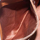 Miu Miu Hand Bag Leather 2way Brown Silver Auth yk20891M-27