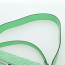 FENDI Zucca Canvas Mamma Baguette Bag Leather 2way Green Silver Auth yk20894SAM-15