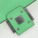 FENDI Zucca Canvas Mamma Baguette Bag Leather 2way Green Silver Auth yk20894SAM-22