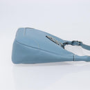 HERMES Epsom Trim 31 Shoulder Bag Leather Blue Silver Auth yk20897M-3