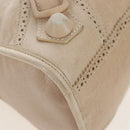 BALENCIAGA The Giant City Bag Leather 2way Beige Silver 204529 Auth yk20902V-15