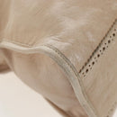 BALENCIAGA The Giant City Bag Leather 2way Beige Silver 204529 Auth yk20902V-17