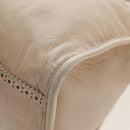 BALENCIAGA The Giant City Bag Leather 2way Beige Silver 204529 Auth yk20902V-18