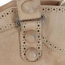 BALENCIAGA The Giant City Bag Leather 2way Beige Silver 204529 Auth yk20902V-4