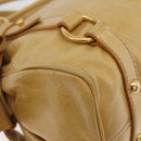Miu Miu Hand Bag Leather 2way Yellow Gold Auth yk20904V-16