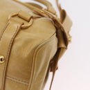 Miu Miu Hand Bag Leather 2way Yellow Gold Auth yk20904V-17
