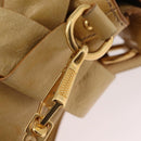 Miu Miu Hand Bag Leather 2way Yellow Gold Auth yk20904V-20