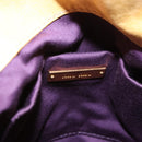 Miu Miu Hand Bag Leather 2way Yellow Gold Auth yk20904V-23