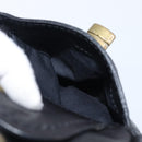 Miu Miu Shoulder Bag Leather Black Gold Auth yk20915V-25