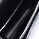 CHANEL Matelasse Wallet Patent Leather Black Silver CC Auth yk20916A-18