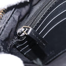 GUCCI GG Canvas Guccissima Pouch Leather Black Gold 428449 Auth yk20927M-20