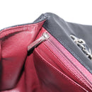 CHANEL Matelasse 30 Chain Shoulder Bag Lamb Skin Black Silver CC Auth yk20928V-22